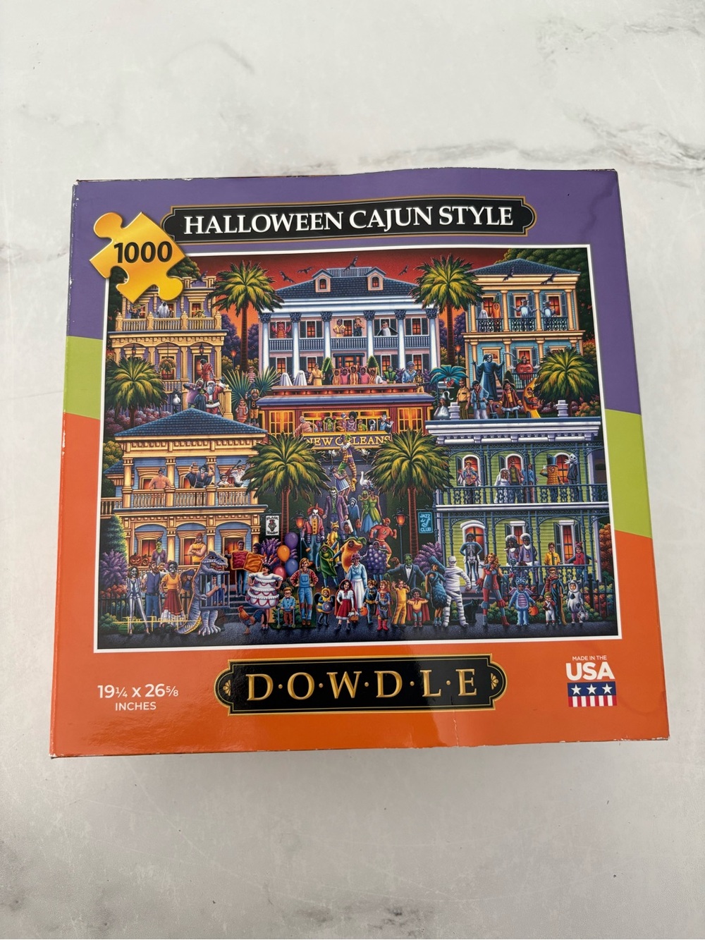 Dowdle Halloween Cajun Style 1000-Piece Jigsaw Puzzle - missing 3 pieces